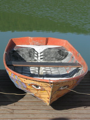 Художественная роспись лодок
