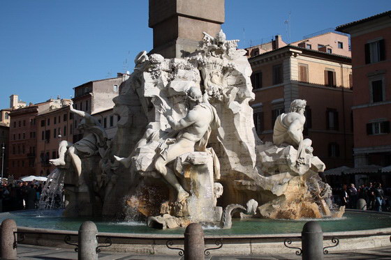 Фонтан четырех рек. Fontana dei Quattro Fiumi