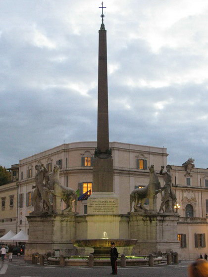 Фонтан диоскуров. Fontana dei Dioscuri