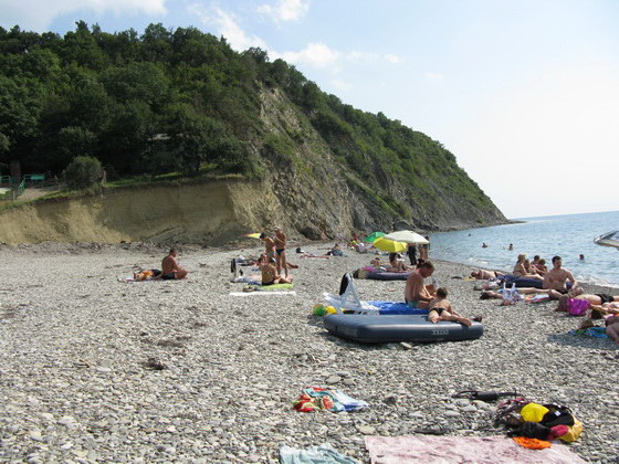 Пляж в Кринице