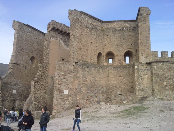 Средневековая крепость в Судаке